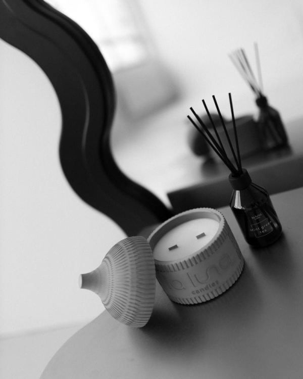 Zestaw Świeca Sojowa "Balance" 400ml i Dyfuzor Zapachowy 150ml