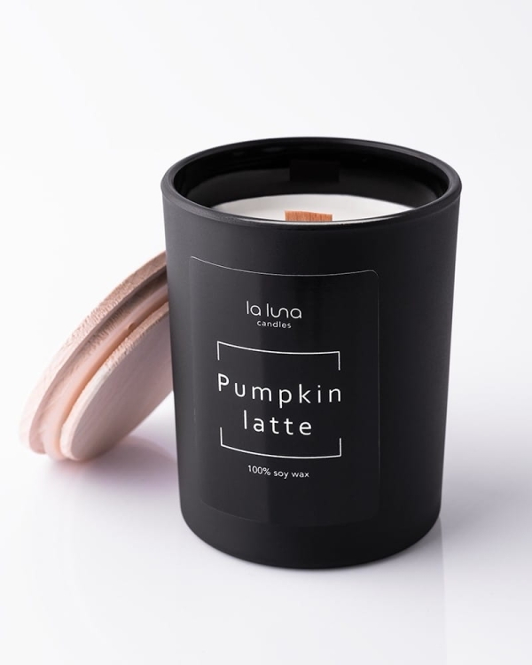 naturalna świeca sojowa dyniowa pumpkin latte 200ml