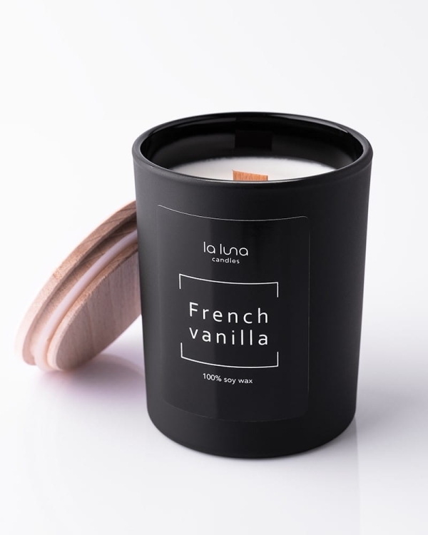 naturalna świeca sojowa waniliowa french vanilla 200ml
