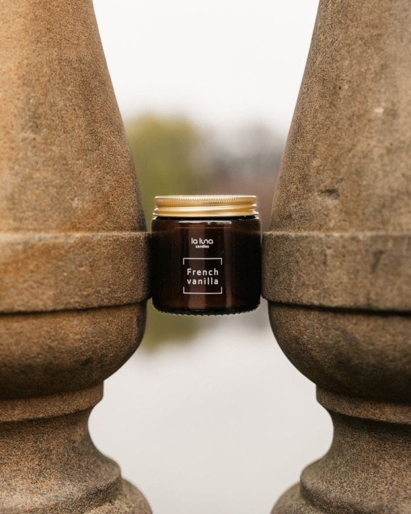 Naturalna świeca sojowa waniliowa French Vanilla 120ml