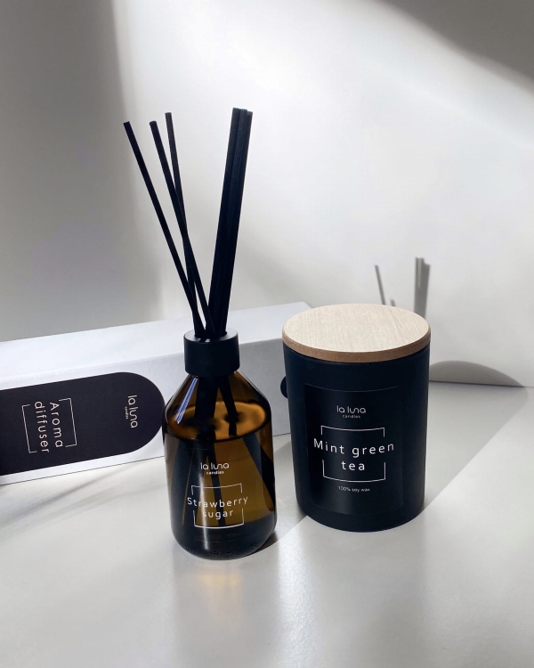 Zestaw dyfuzor 150ml i świeca 200ml