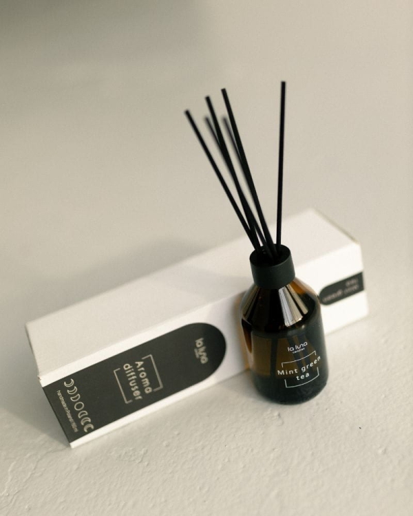 Dyfuzor zapachowy miętowy "Mint Green Tea" 150ml
