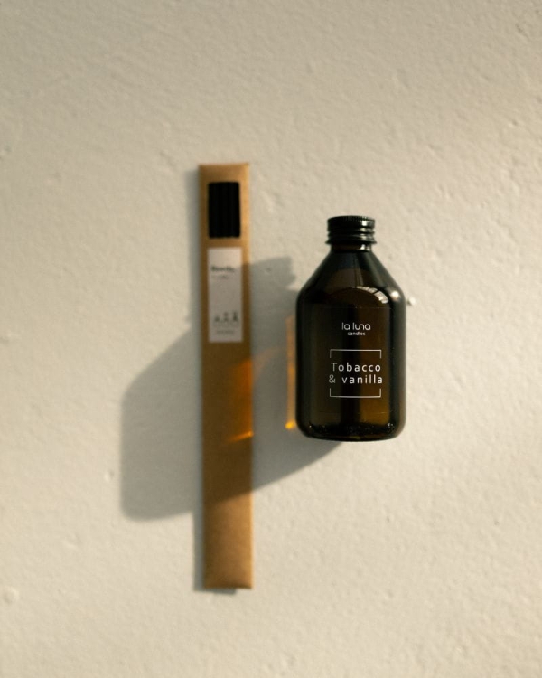 Dyfuzor zapachowy waniliowy "Tobacco & Vanilla" 150ml