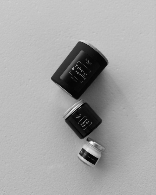 Zestaw Świec Sojowych 200ml, 120ml, 40ml z Zapałkami